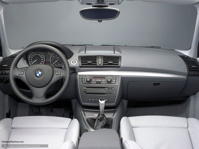 BMW car interior dashboard
