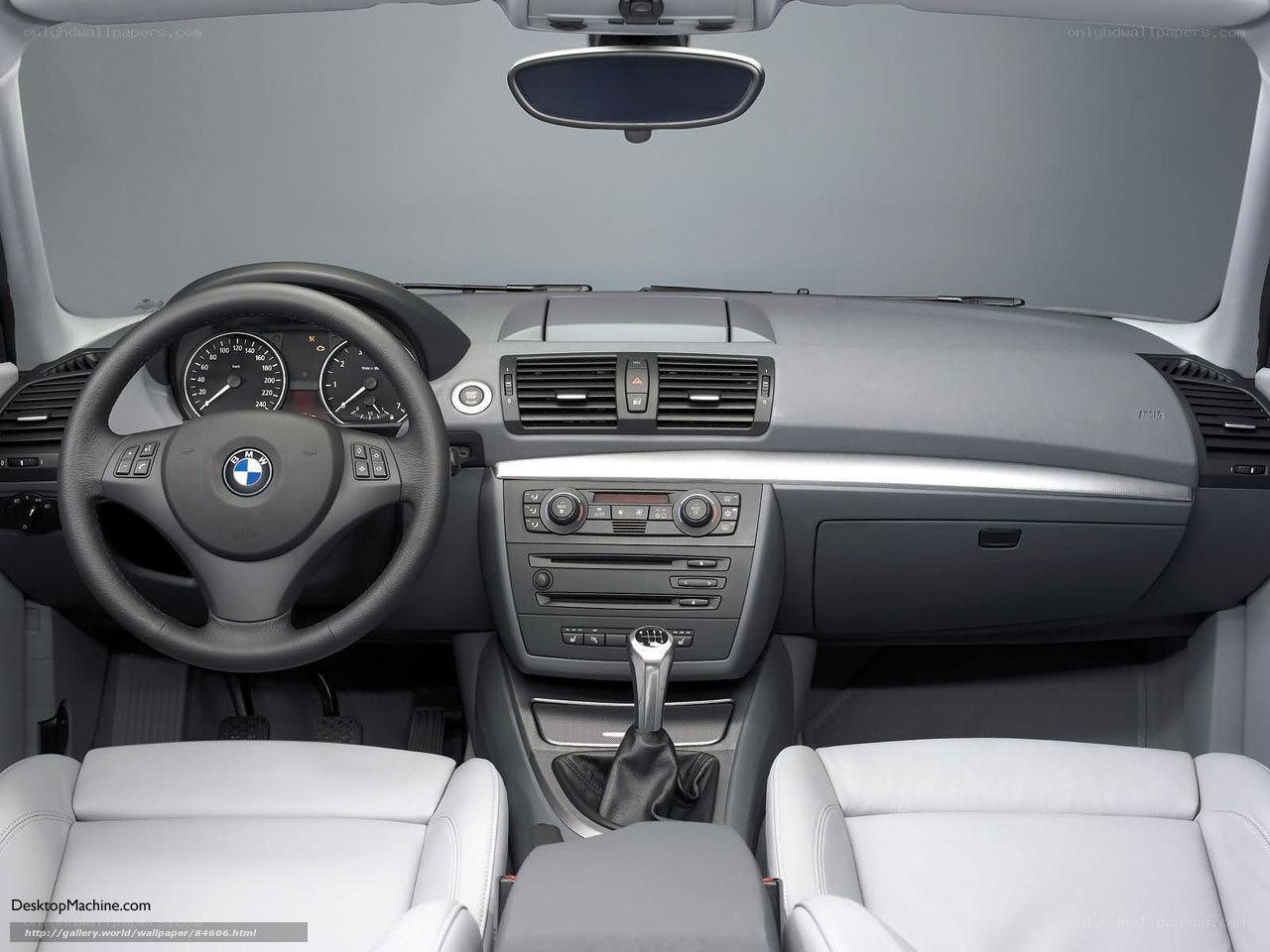 BMW car interior dashboard