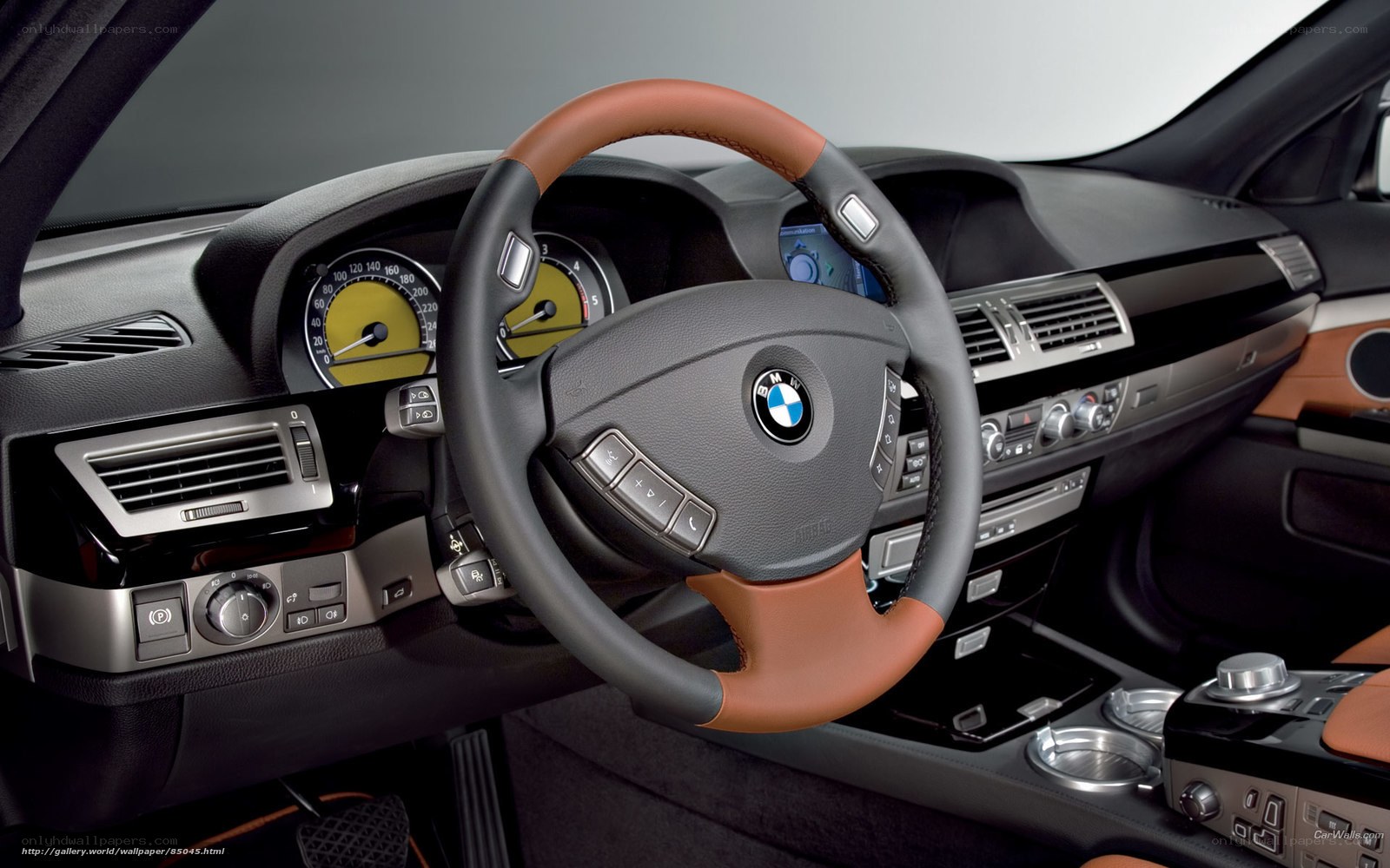 BMW car interior dashboard