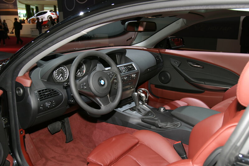 BMW car interior display