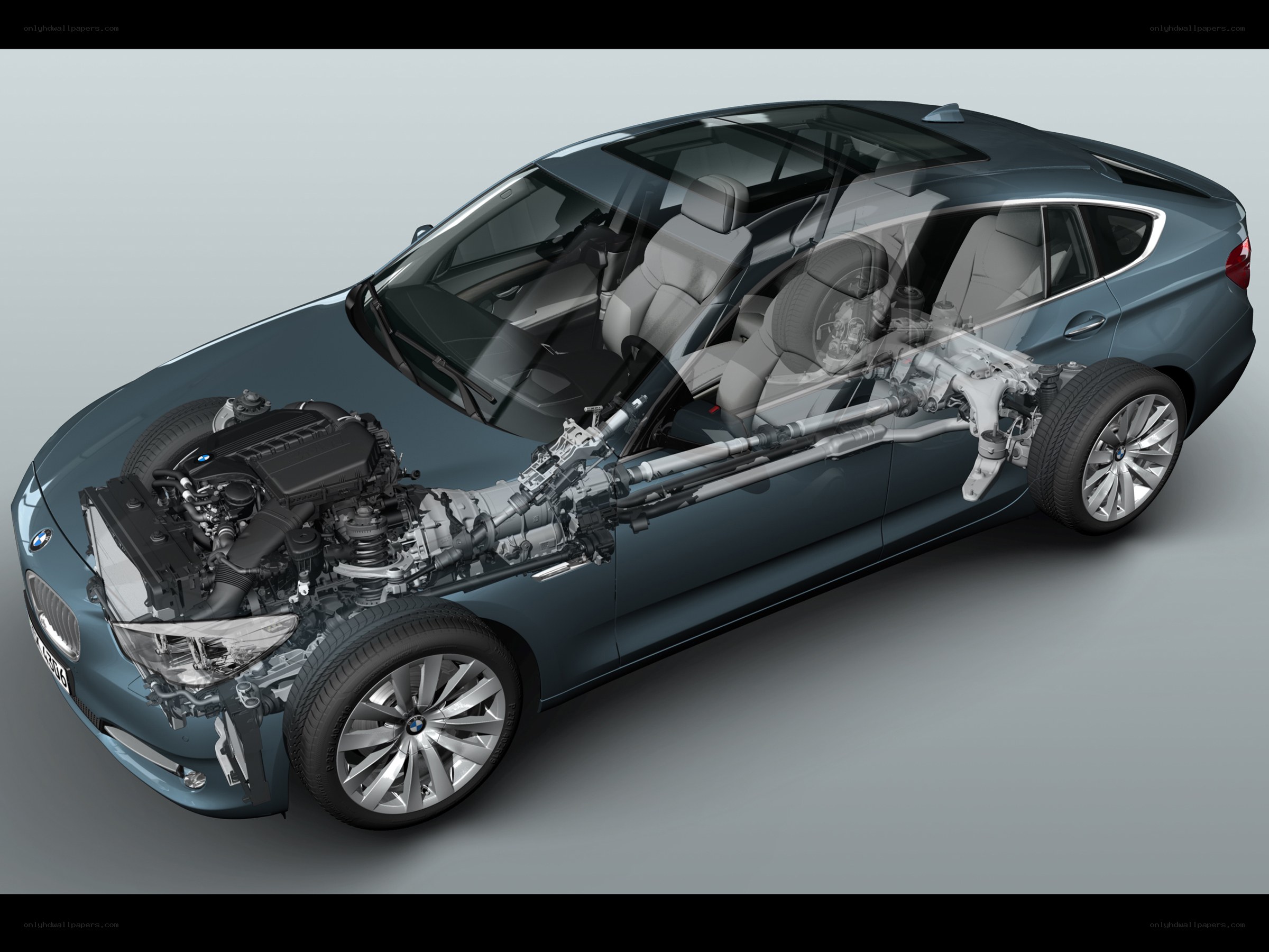 BMW car internal components