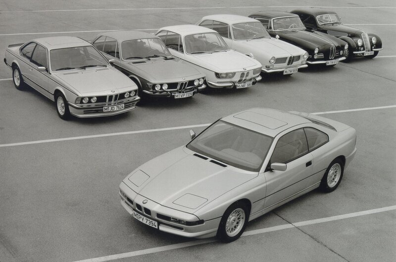 BMW car lineup through the years
