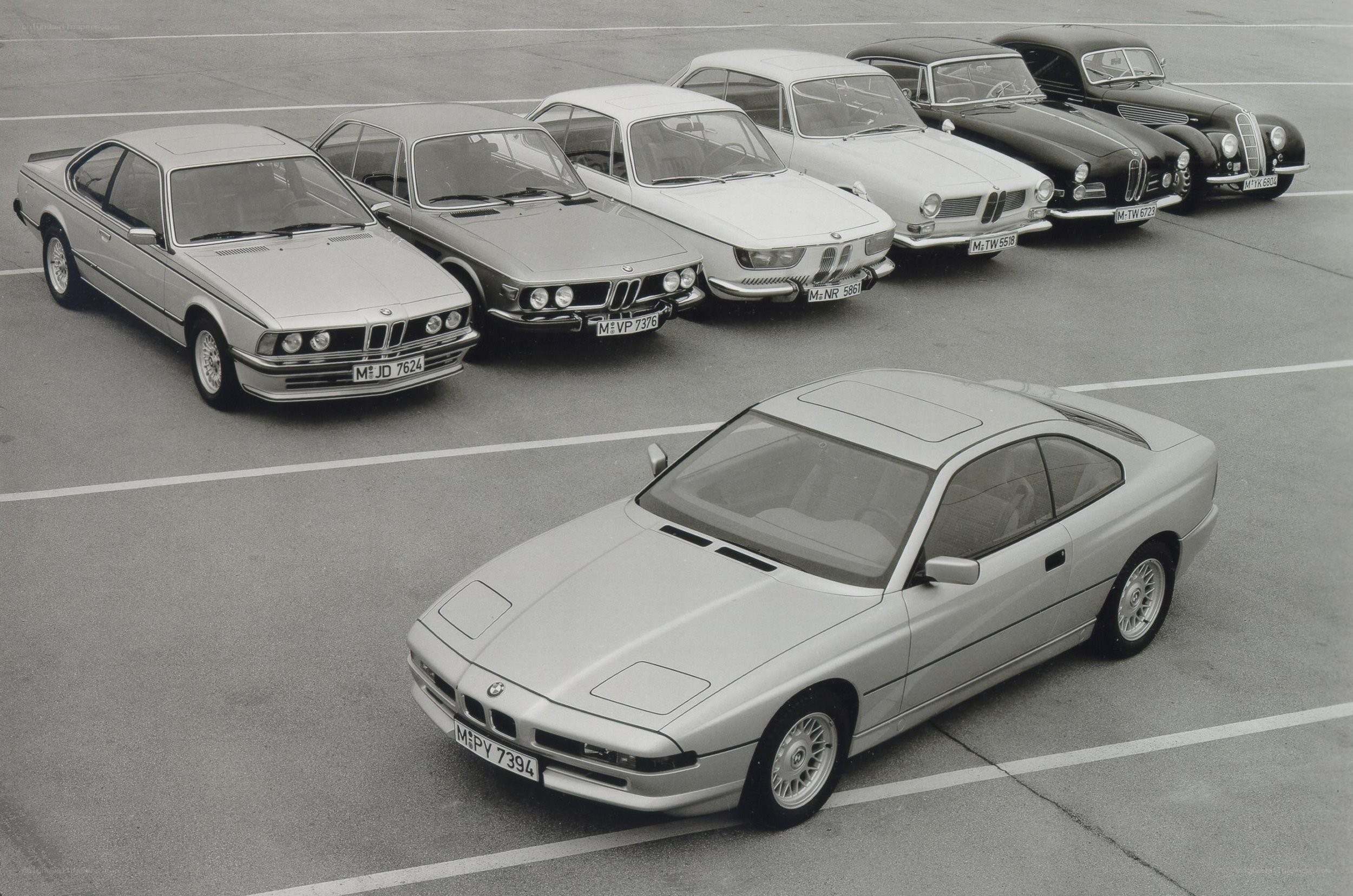 BMW car lineup through the years