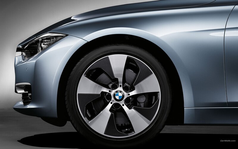 BMW car wheel close-up