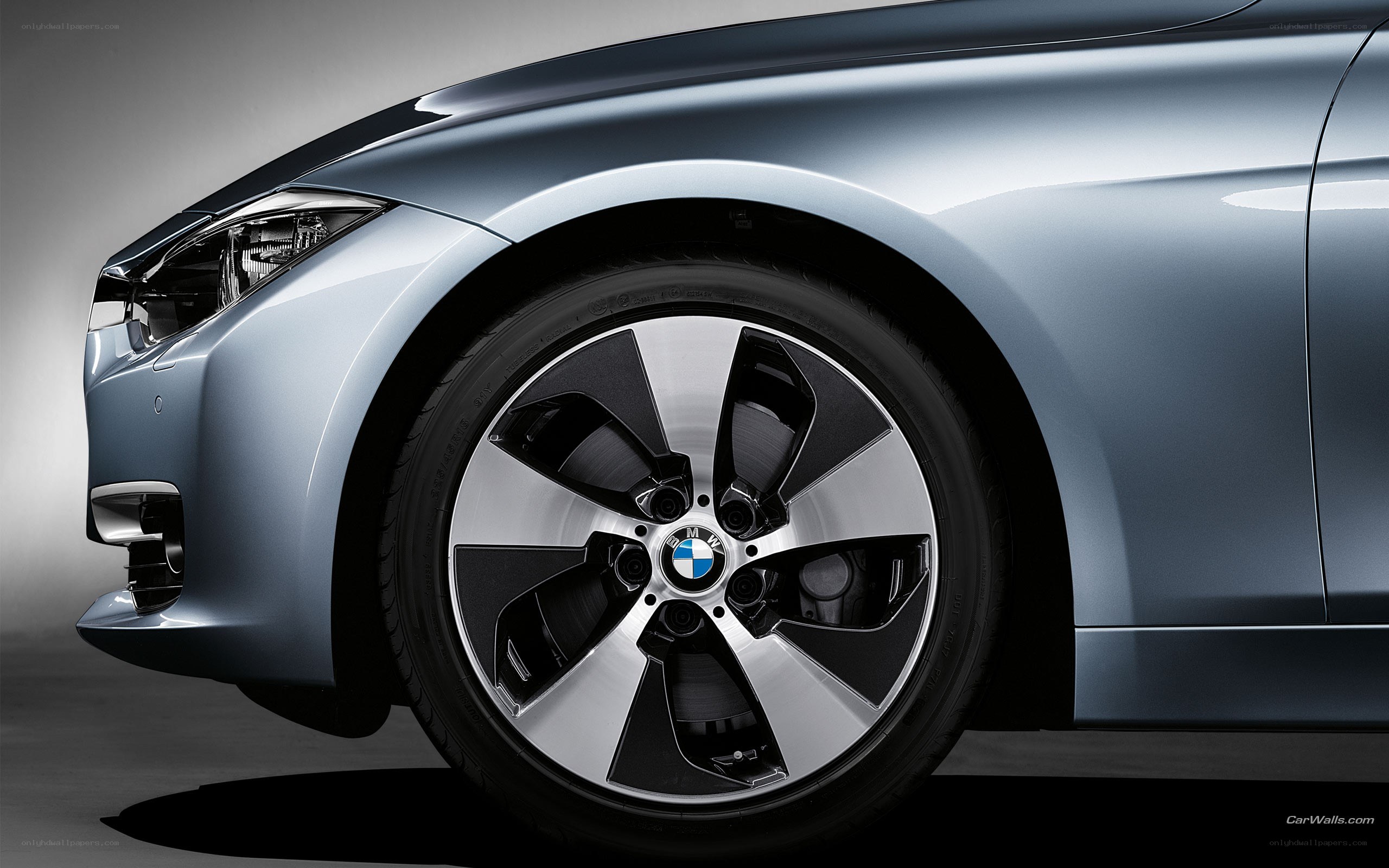 BMW car wheel close-up
