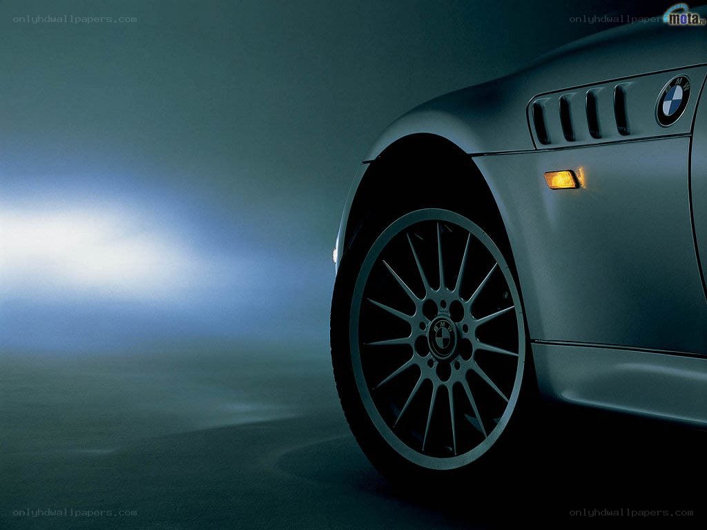 BMW car wheel close-up