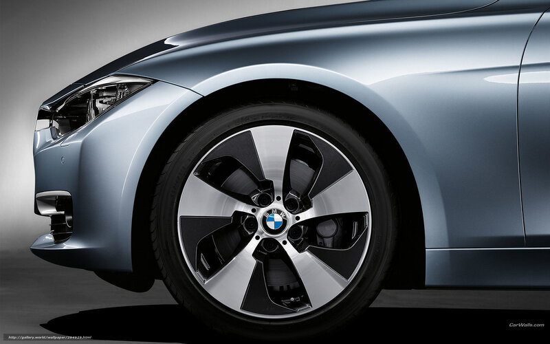 BMW car wheel close-up