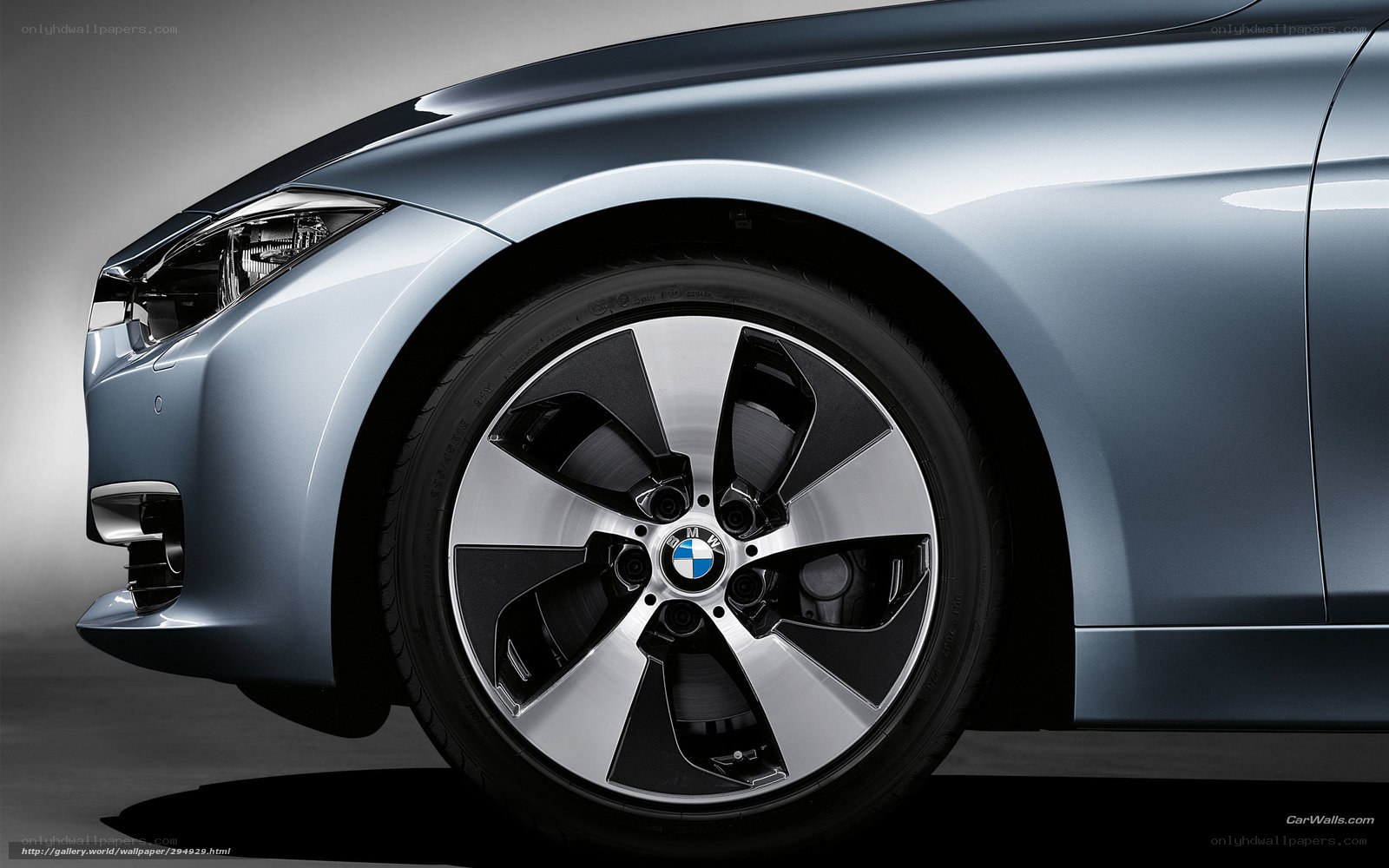 BMW car wheel close-up