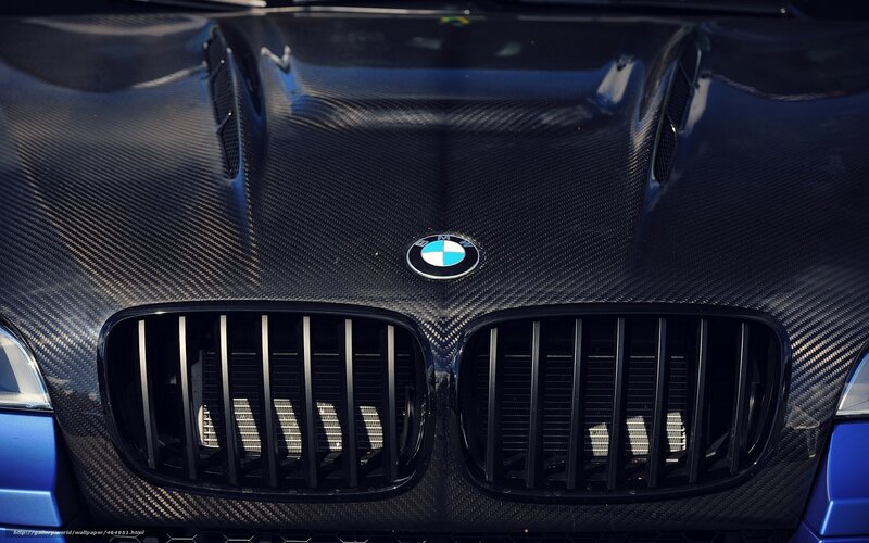 BMW carbon fiber hood