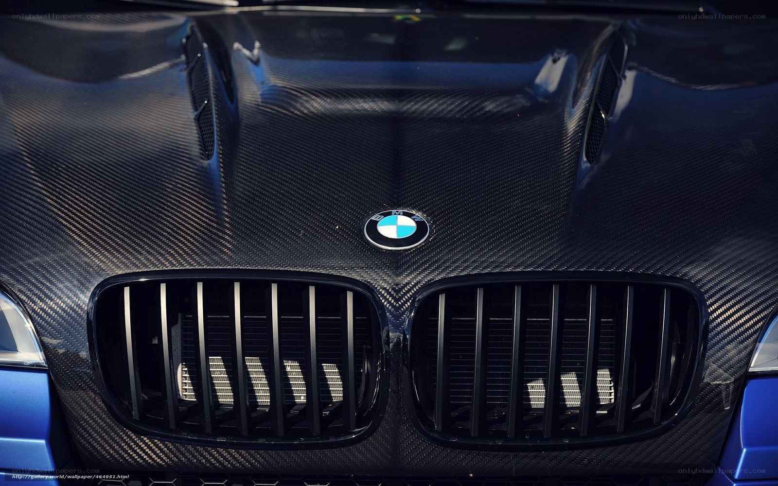 BMW carbon fiber hood