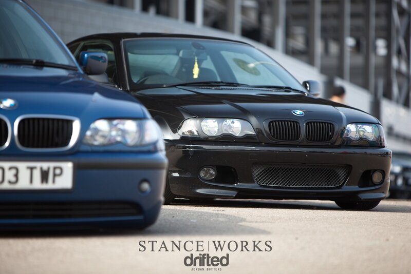 BMW cars at a car meet