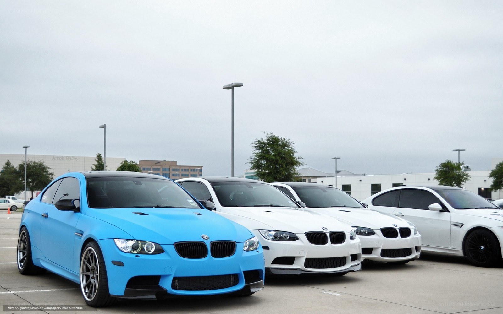BMW cars in a row