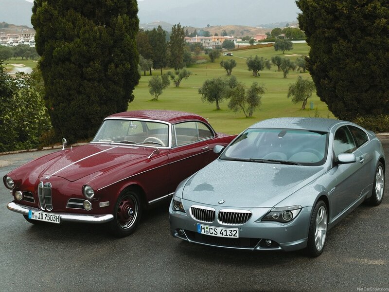 BMW cars on a golf course
