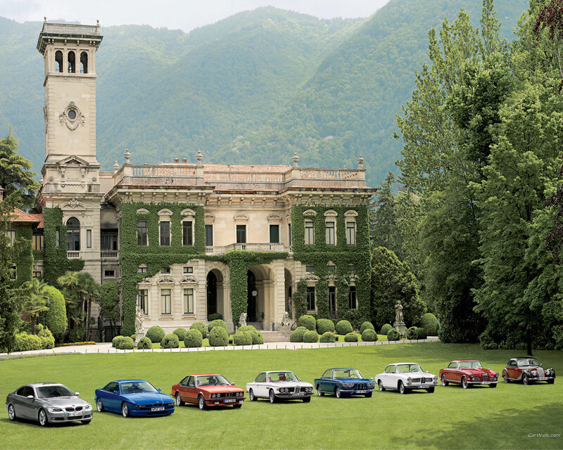 BMW Cars on Lawn
