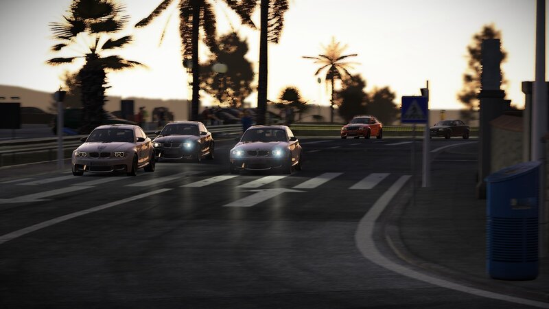 BMW Cars on Road