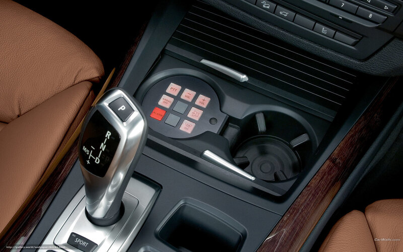 BMW center console interior