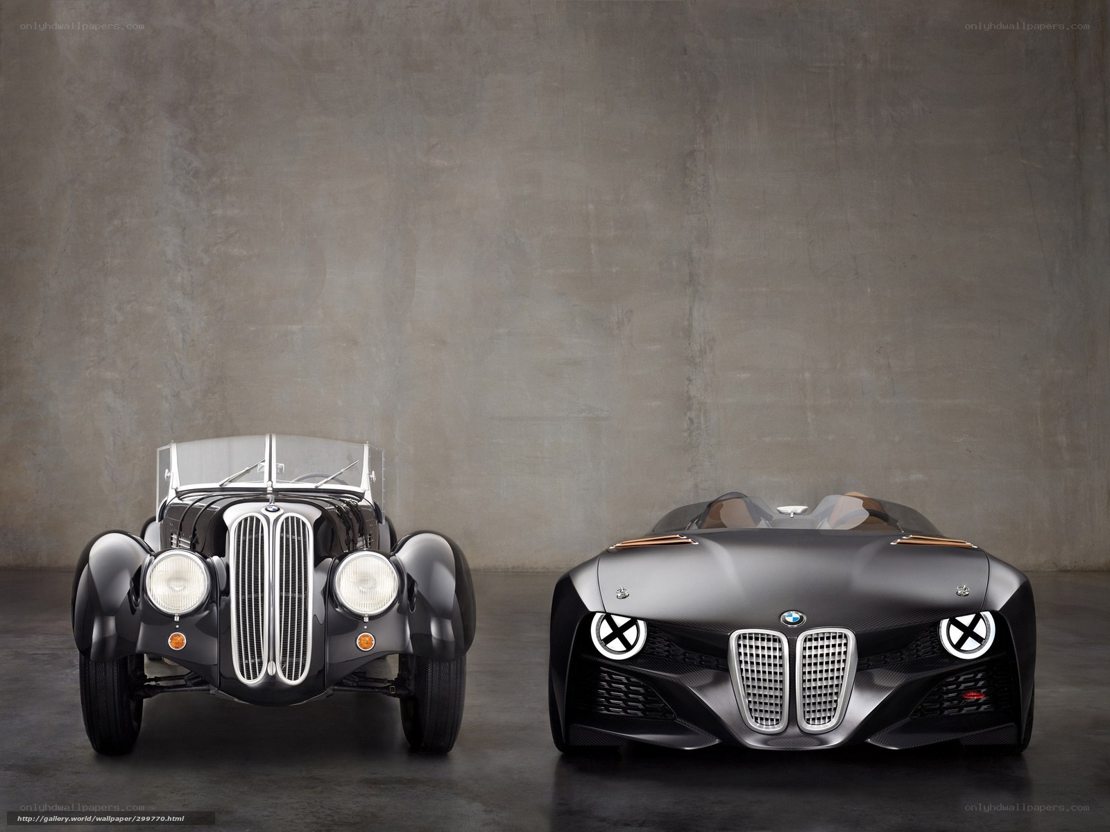 BMW concept and classic cars