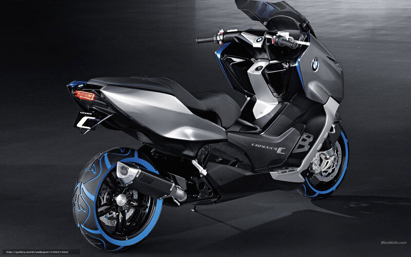 BMW Concept C Scooter — Black