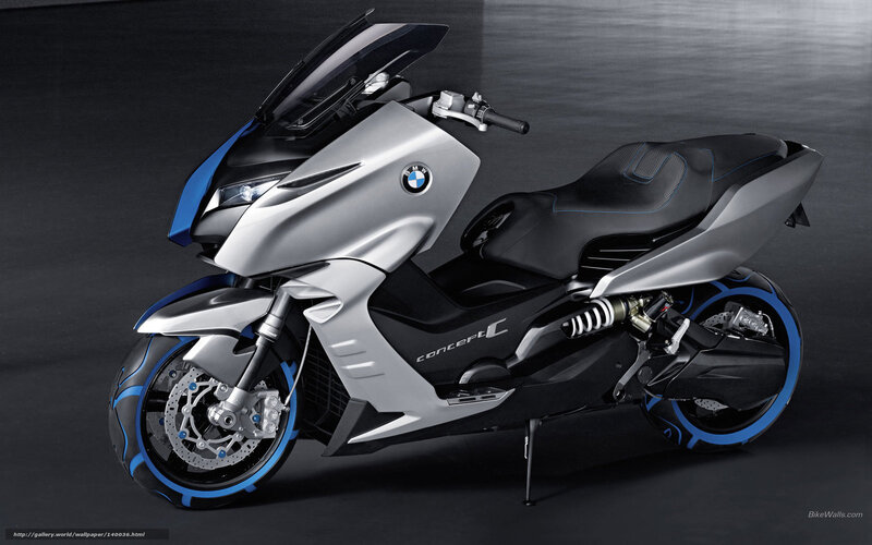 BMW Concept C Scooter — Silver