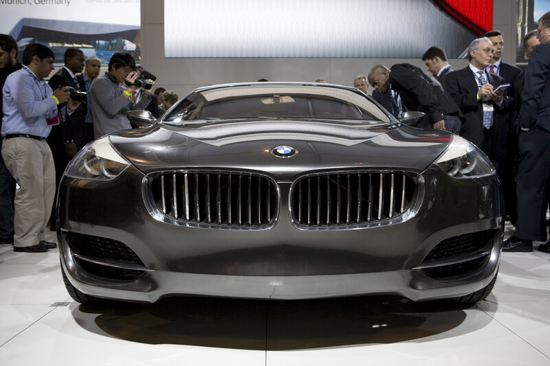 BMW concept car at auto show