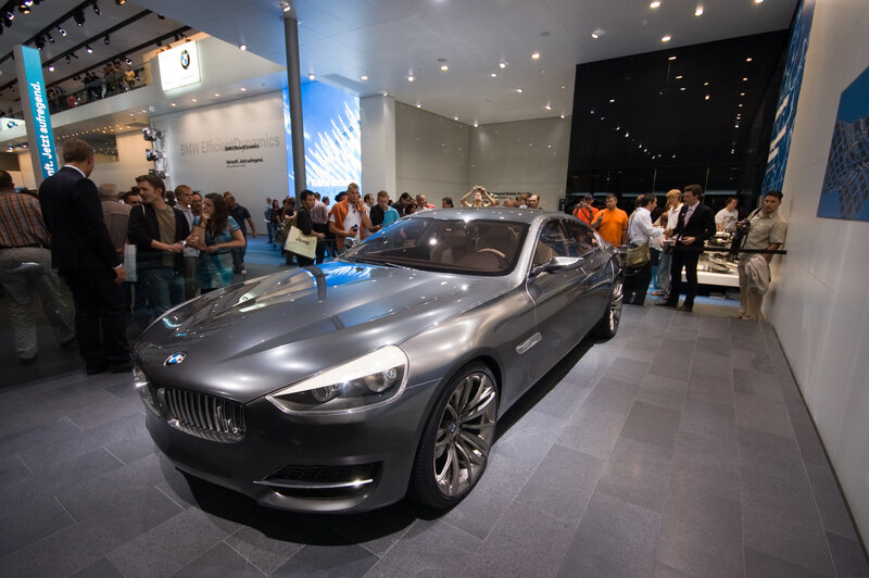 BMW concept car at auto show