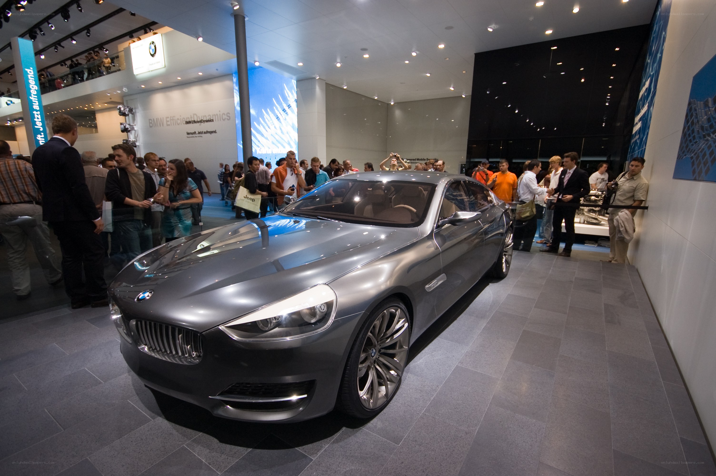 BMW concept car at auto show