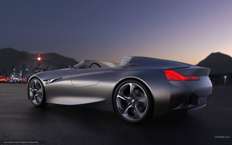 BMW Concept Car at Dusk