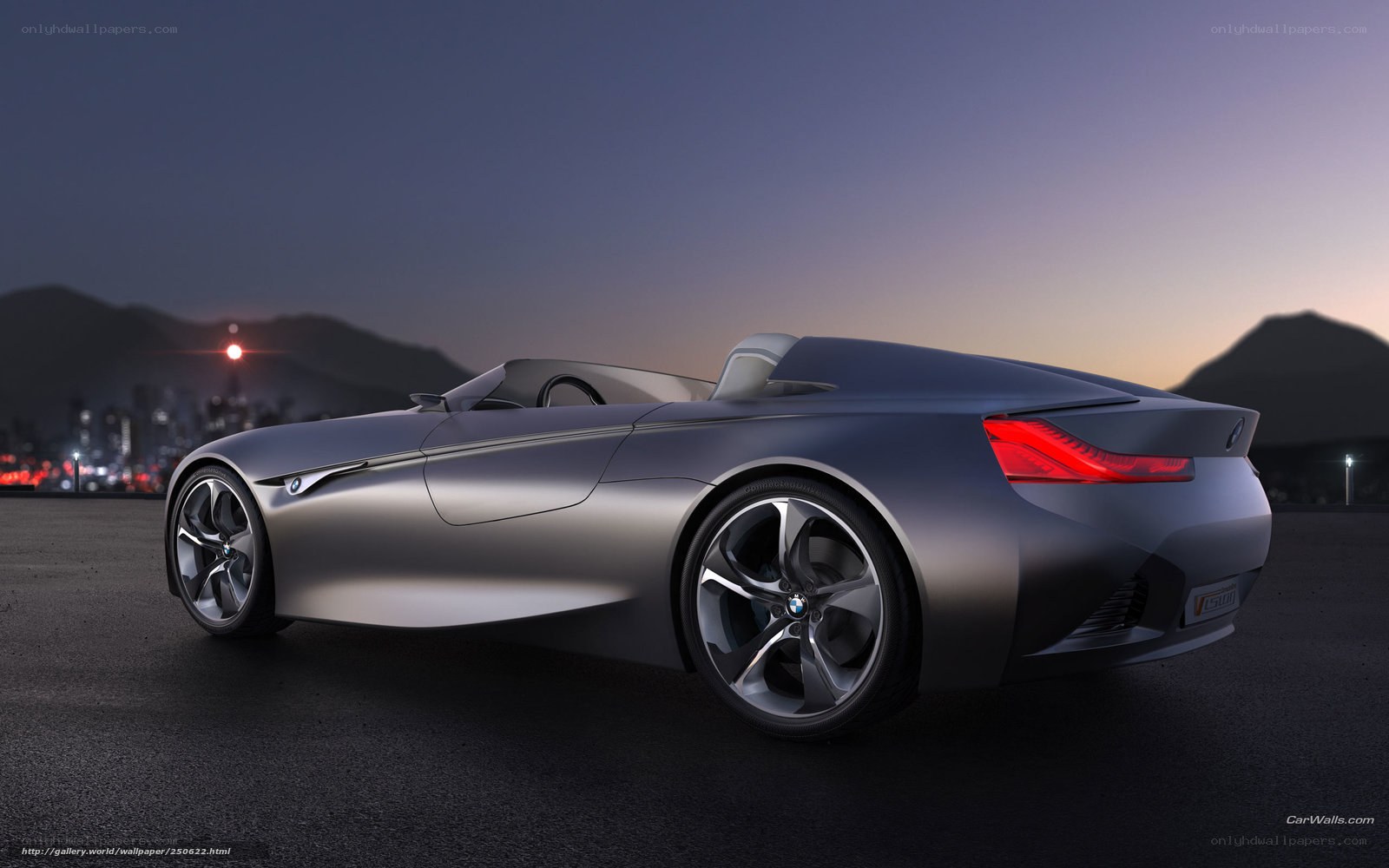 BMW Concept Car at Dusk