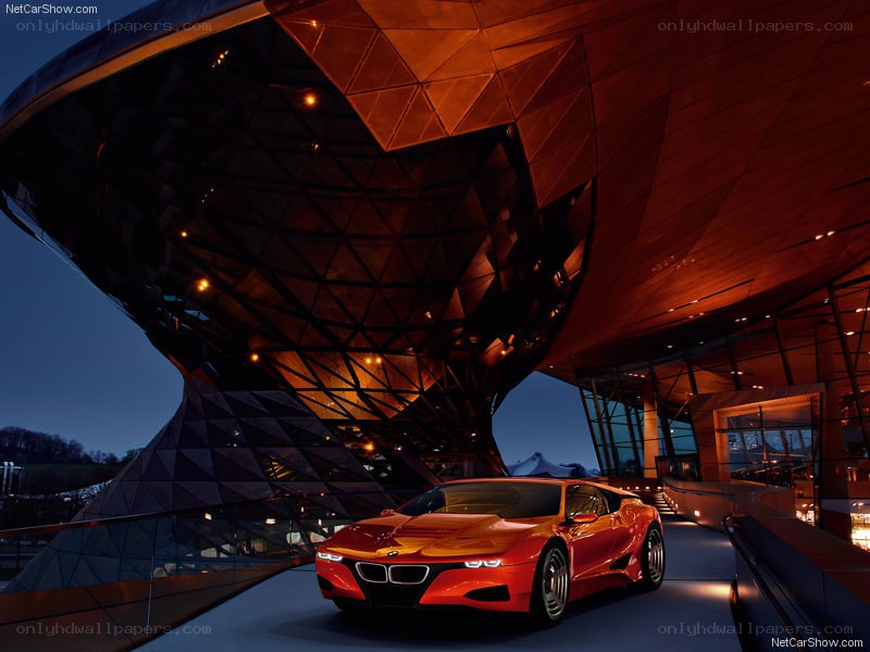 BMW Concept car at night