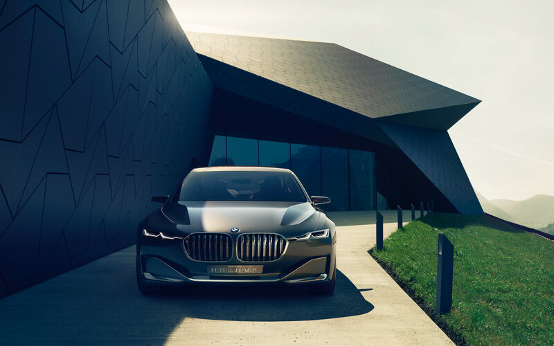 BMW Concept Car — Black, Dramatic, Afternoon, Photograph