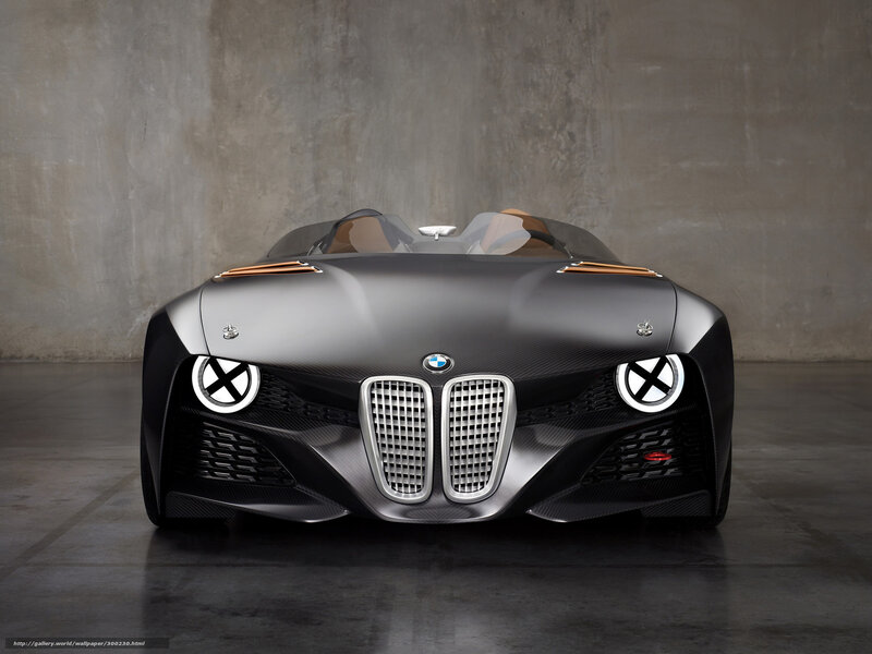 BMW Concept Car — Black, Dramatic, Photograph