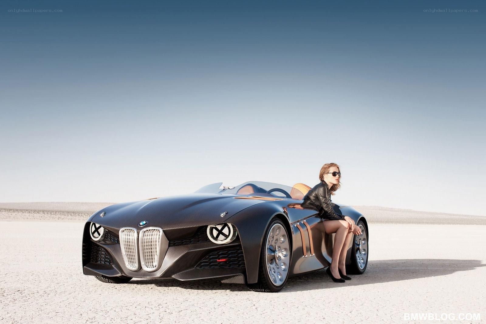 BMW concept car in desert