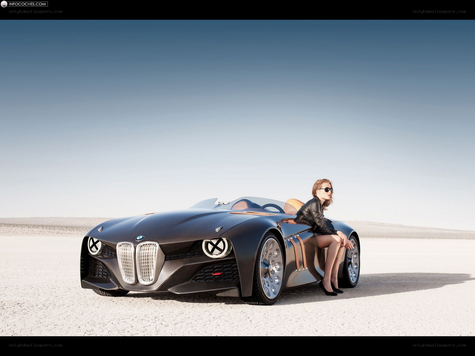 BMW concept car in desert