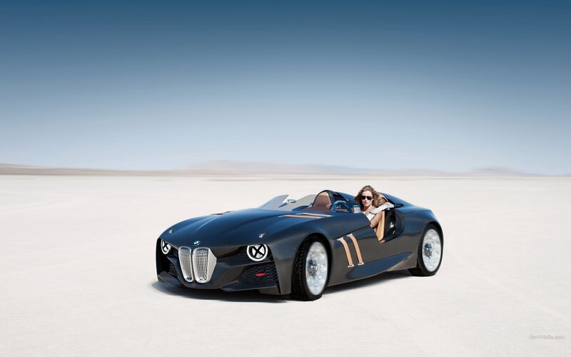 BMW concept car in desert