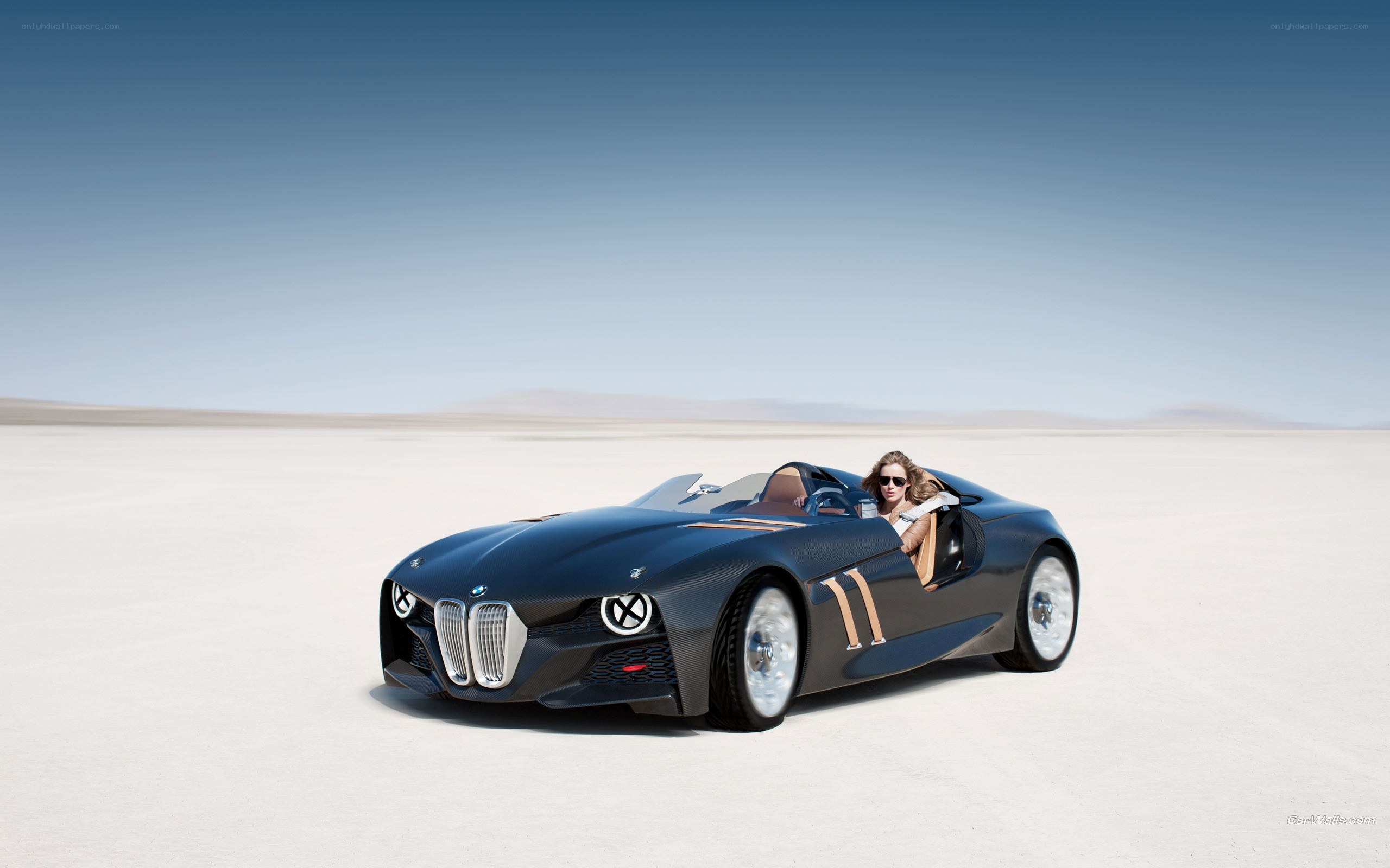 BMW concept car in desert