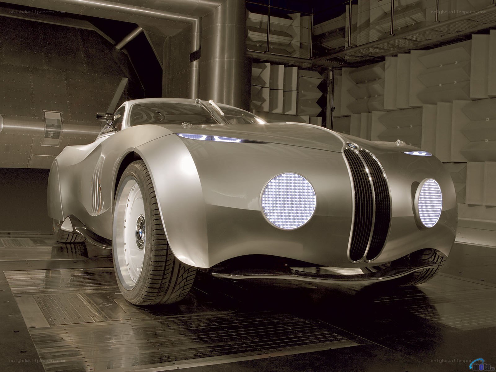 BMW Concept Car in Wind Tunnel