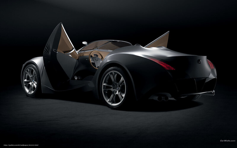 BMW concept car rear view