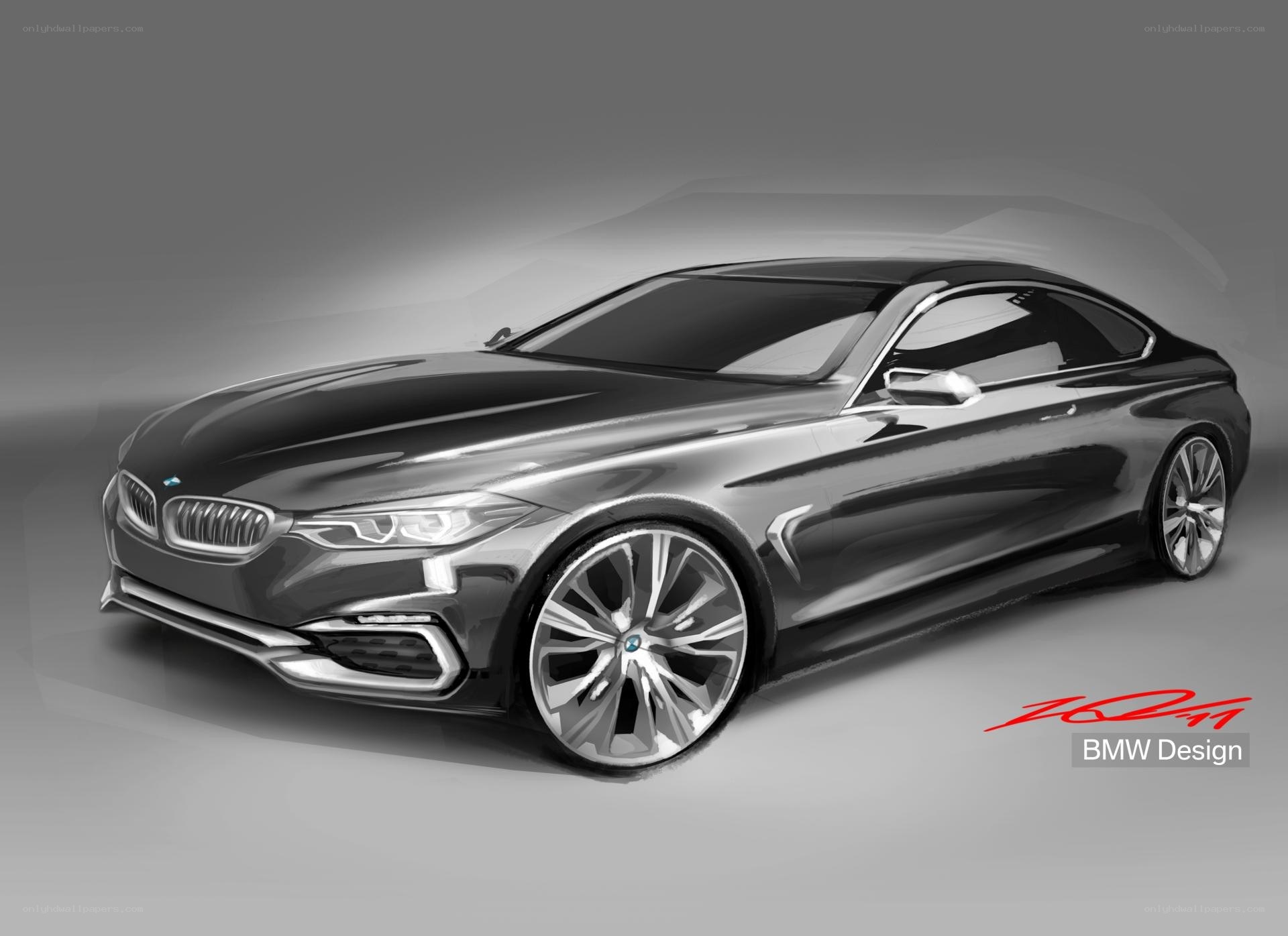 BMW concept car sketch
