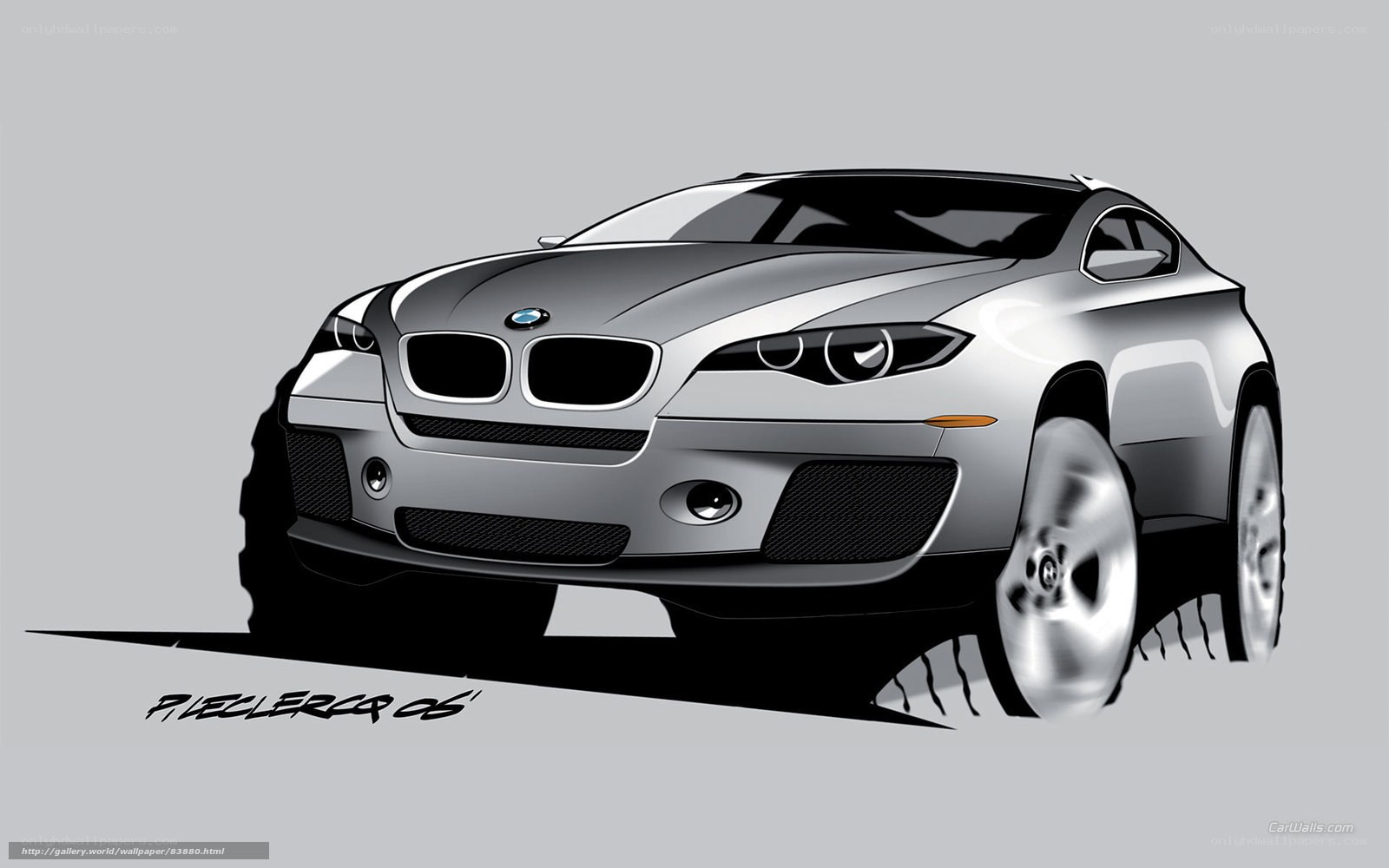 BMW concept car sketch