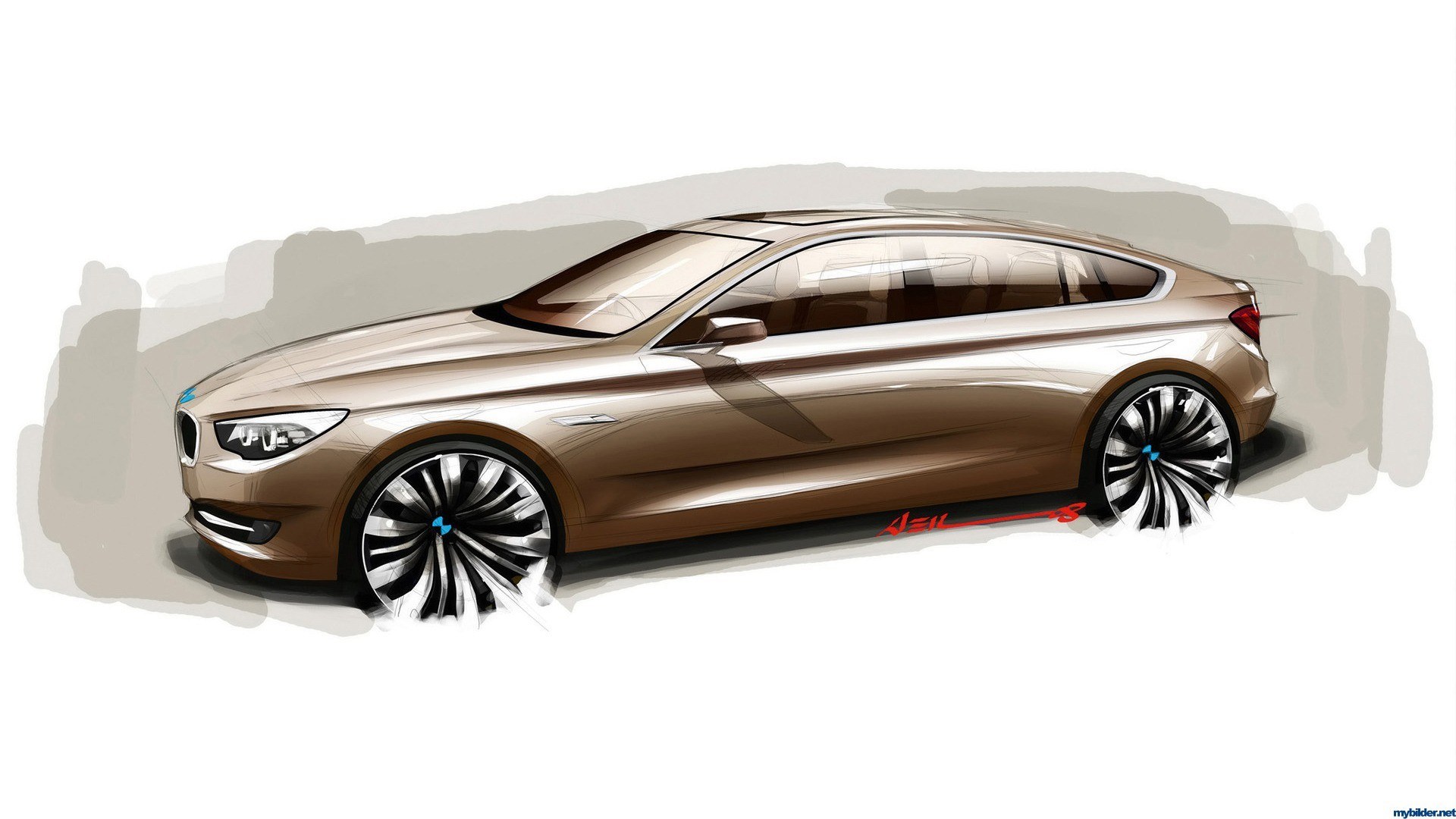 BMW concept car sketch