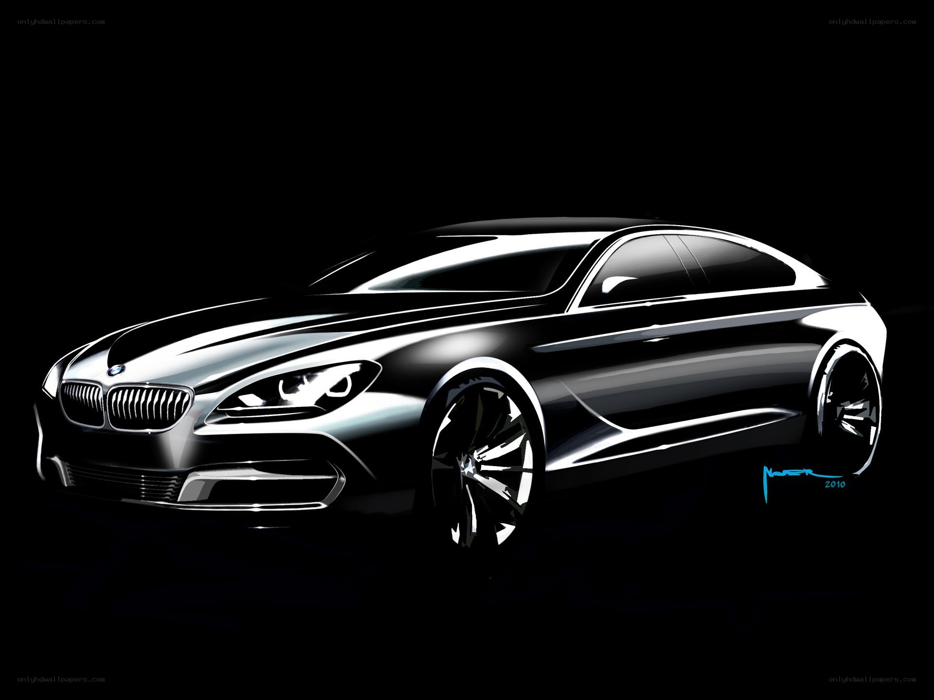 BMW concept car sketch