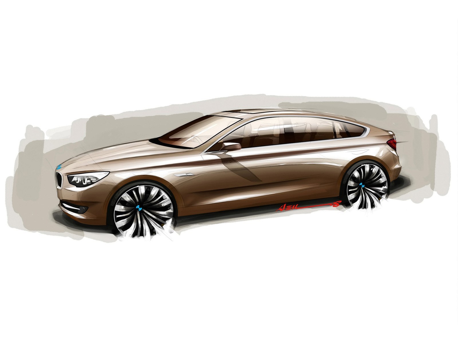 BMW concept car sketch