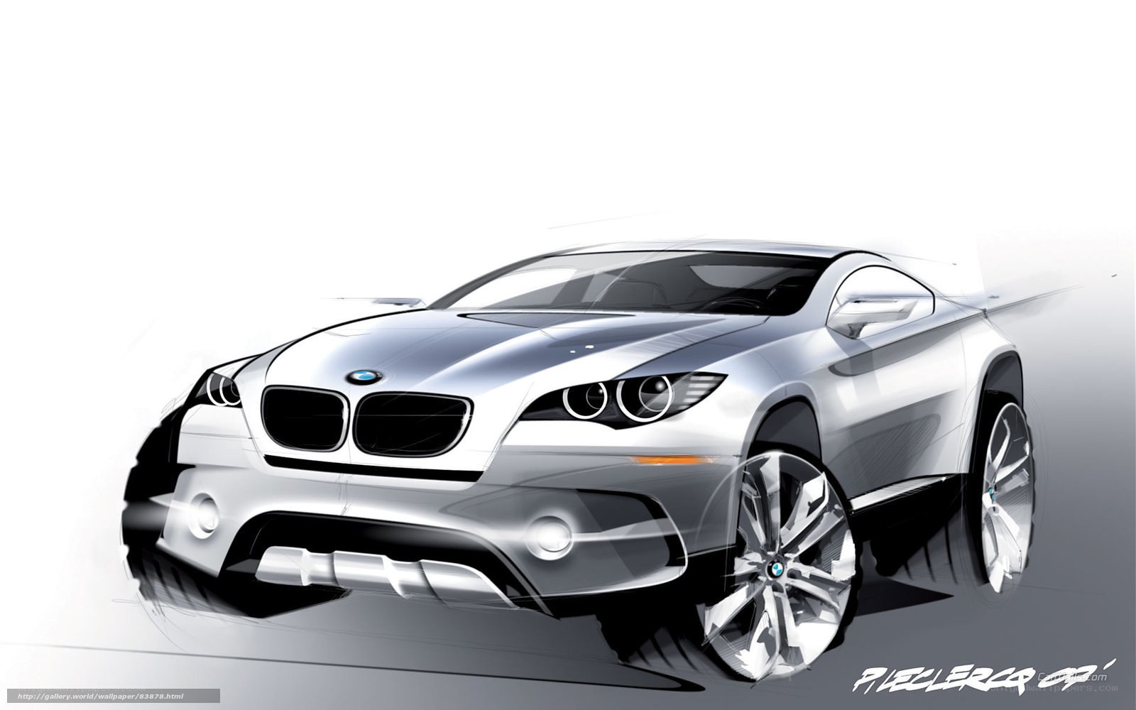 BMW concept car sketch