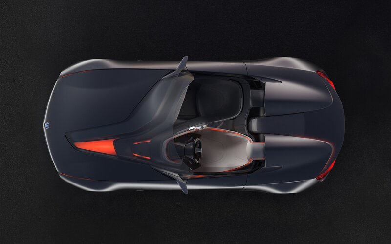 BMW concept car top view