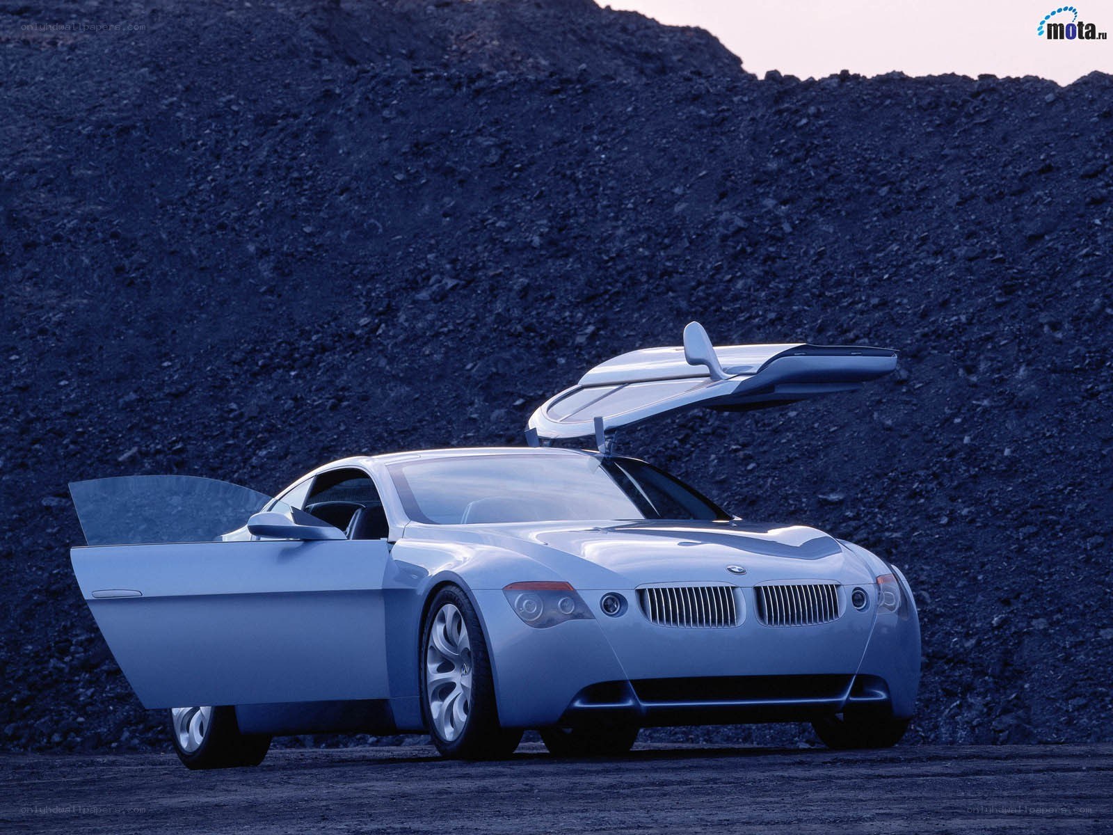 BMW concept car with gullwing doors