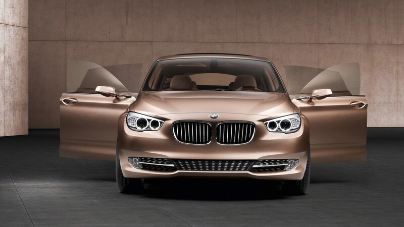 BMW concept car with open doors