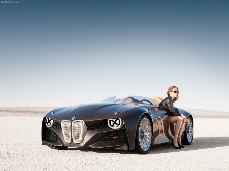 BMW Concept Car with Woman