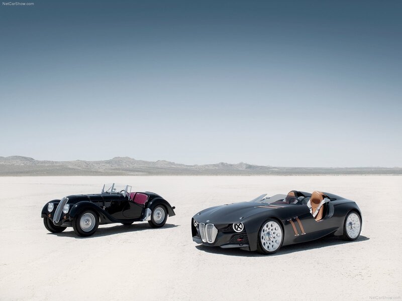 BMW concept cars in desert