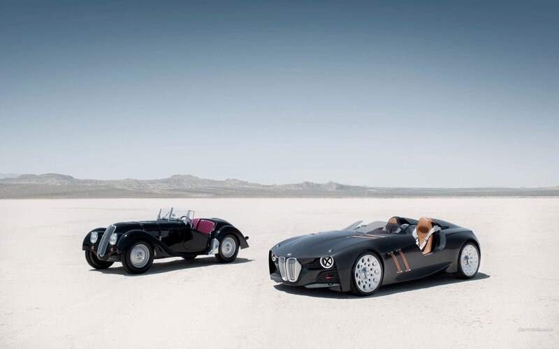 BMW concept cars in desert