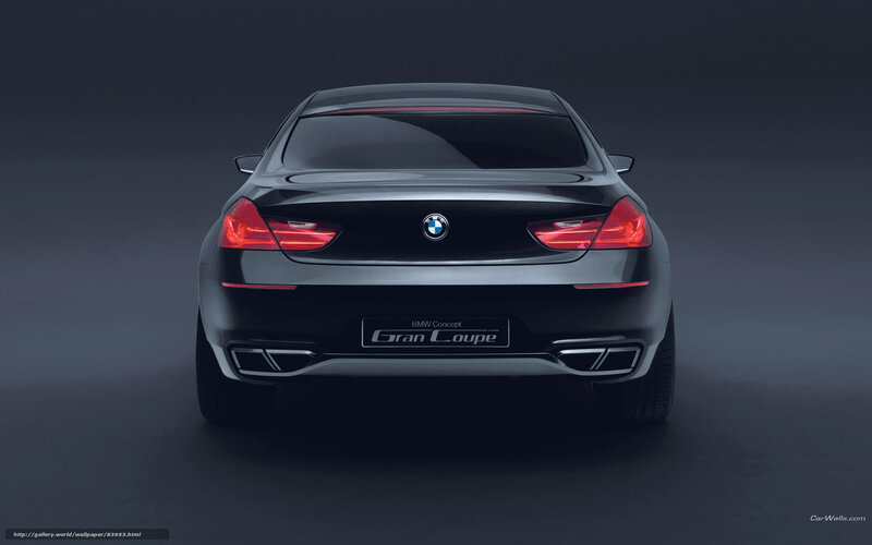 BMW Concept Gran Coupe rear view